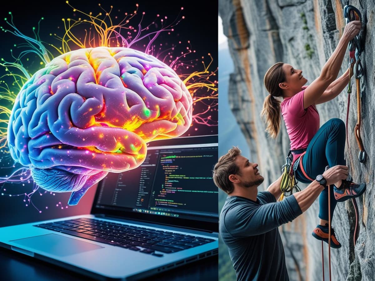 Where Web Development Meets Rock Climbing Coaching in an ADHD Life